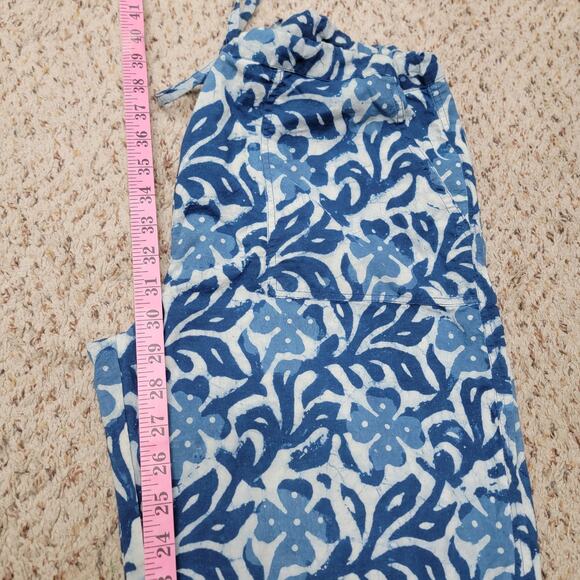 PAX PHILOMENA ISADORA FLORAL COTTON LOUNGE PANTS, SIZE M - Picture 7 of 7